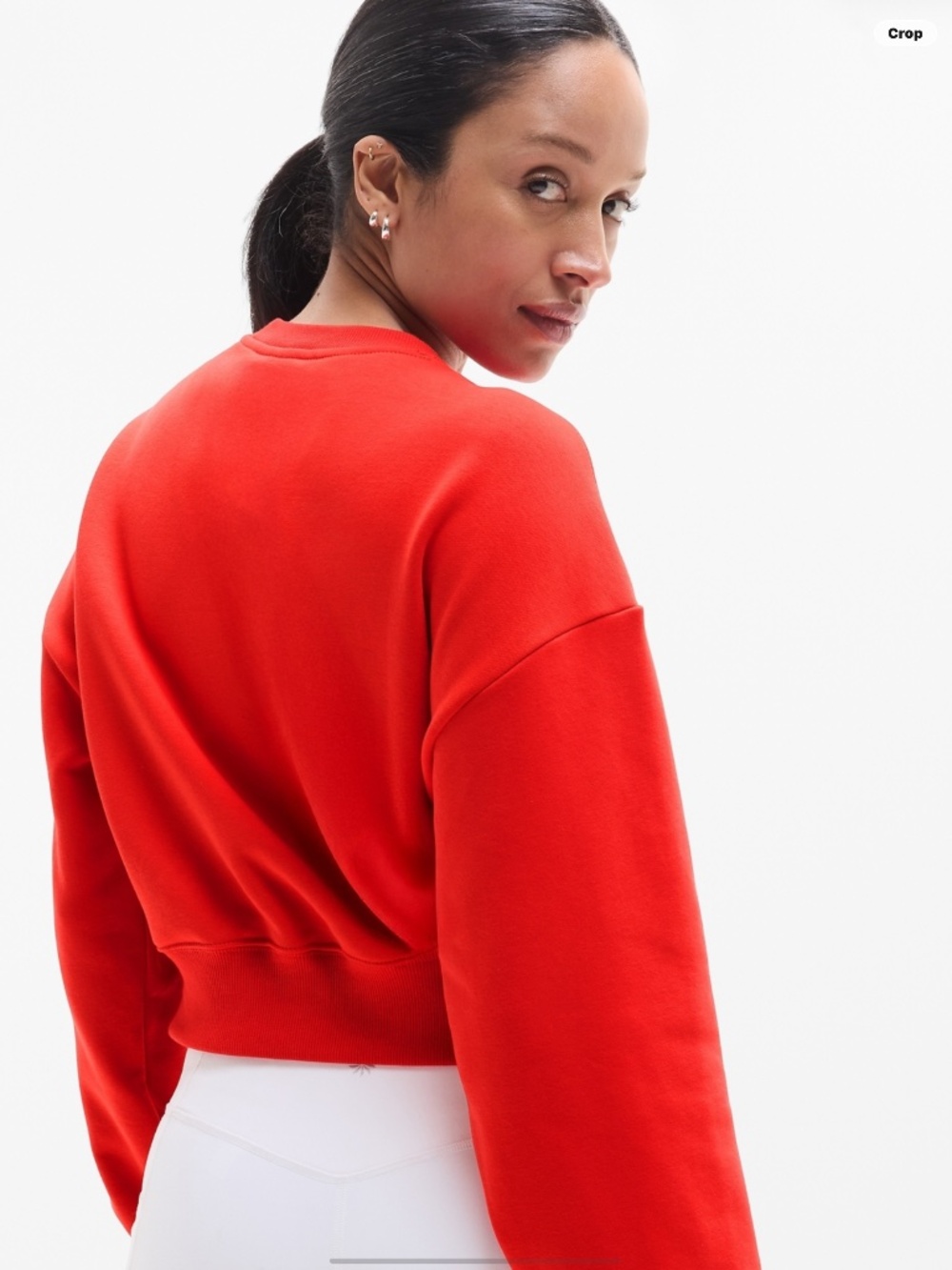 Athleta Women’s’ Crew Neck Sweatshirt Red XL